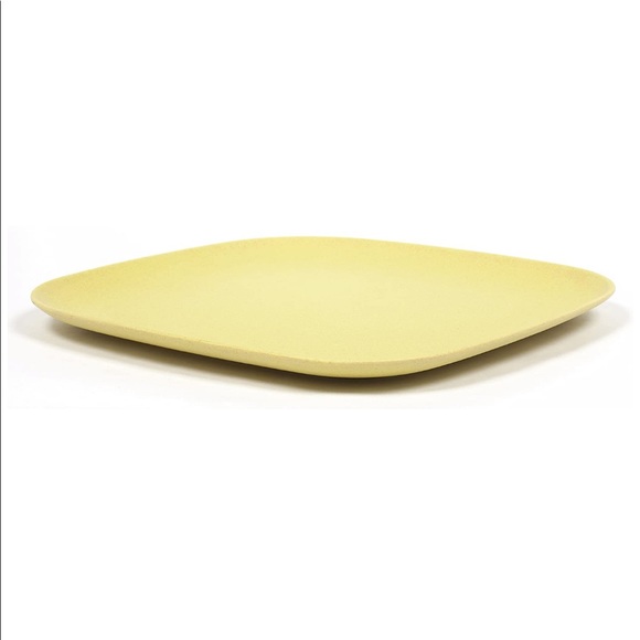 BAMBOOZLE SET OF FOUR DINNER PLATES 11” SQUARE. - Picture 2 of 3